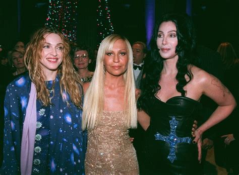 cher madonna e donatella versace|madonna and cher 2017.